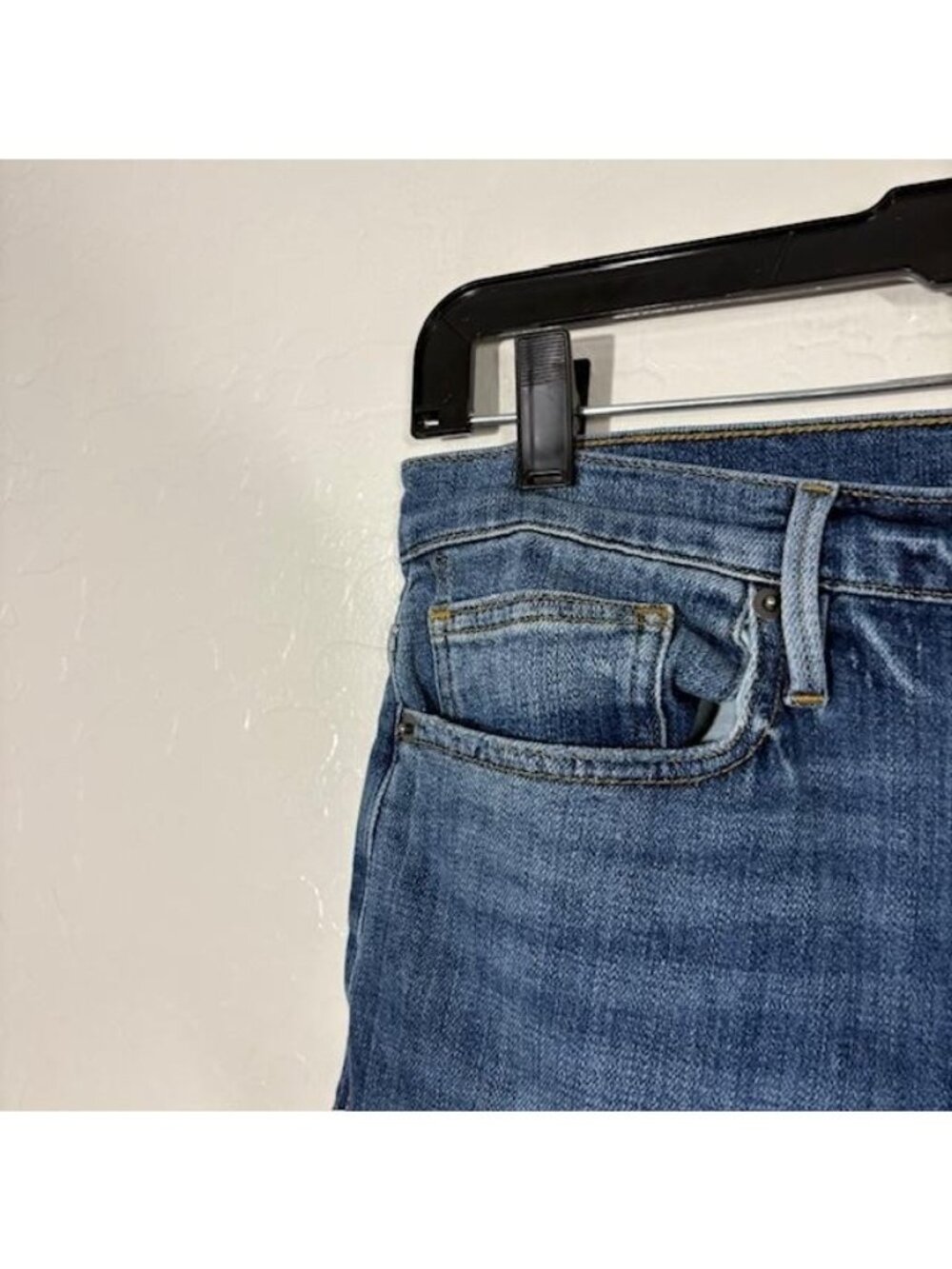 FRAME Le Beau Jeans Womens 26 Blue Med Wash Distressed Boyfriend 31x27.5 Denim - Picture 2 of 9